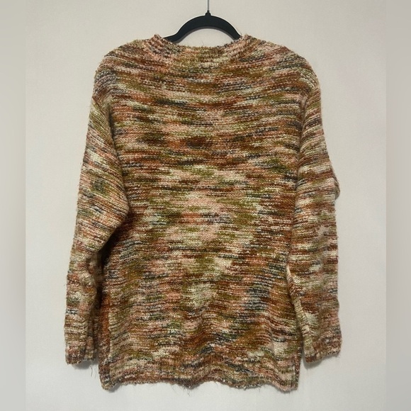 Peyton Primrose LIKE NEW multi color soft oversized knit spacedye sweater size M - Picture 2 of 4
